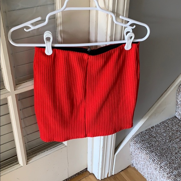 Forever 21 Red Mini Skirt - Picture 2 of 5